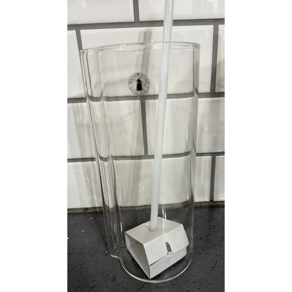 NEW Ikea VARMBLIXT‎ Cocktail Pitcher Stirrer Clear Glass Hand Made